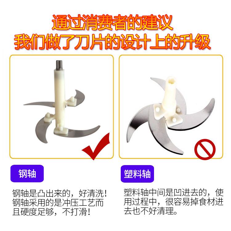 压葱蒜搅泥机电动牌:qita打泥器切家用姜绞碎机搅碎蒜机小型蒜全