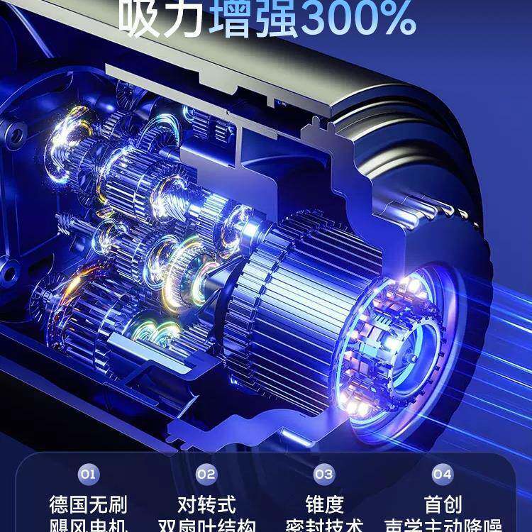 车载吸尘器车用无线充电汽车家用车大吸力功率强小510手持型迷你