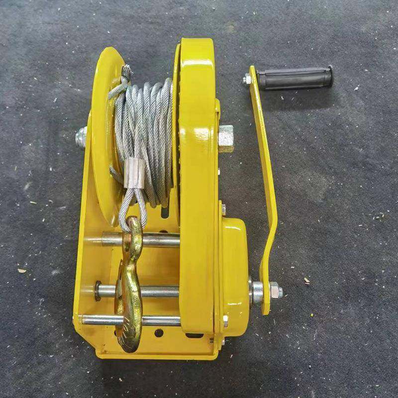 手扬摇绞盘180磅9551手200磅双向自0锁式卷牵引葫芦2600磅家用摇