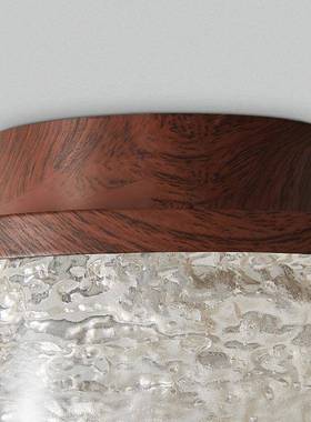 新树中过道走廊吸顶灯中古风轻奢环保脂衣间帽阳台477灯入式户门