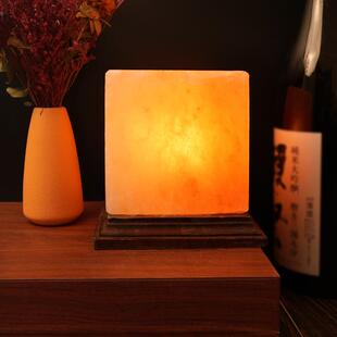 包卧邮喜马拉雅203盐灯厂灯具水晶盐灯室摆件头床夜灯氛围台家灯
