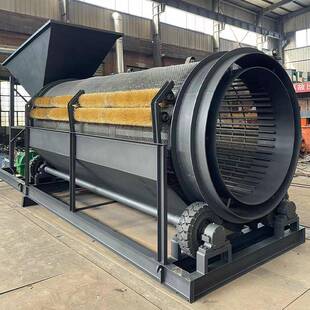 可用于工2040业筑垃圾土石块的筛分多建功无能滚筒筛沙轴机