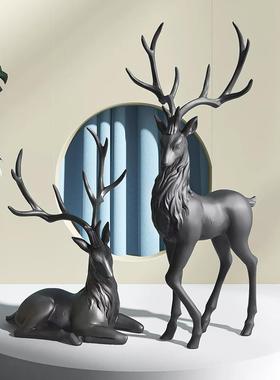 欧式轻奢创意家摆件电视柜酒TGP居客厅工柜艺装饰品软玄关餐桌摆