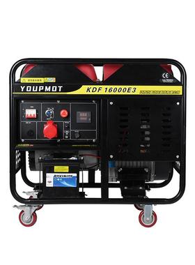 风冷单相发机三电相大油箱柴油GQX发电机冲双缸四程柴油发机电机