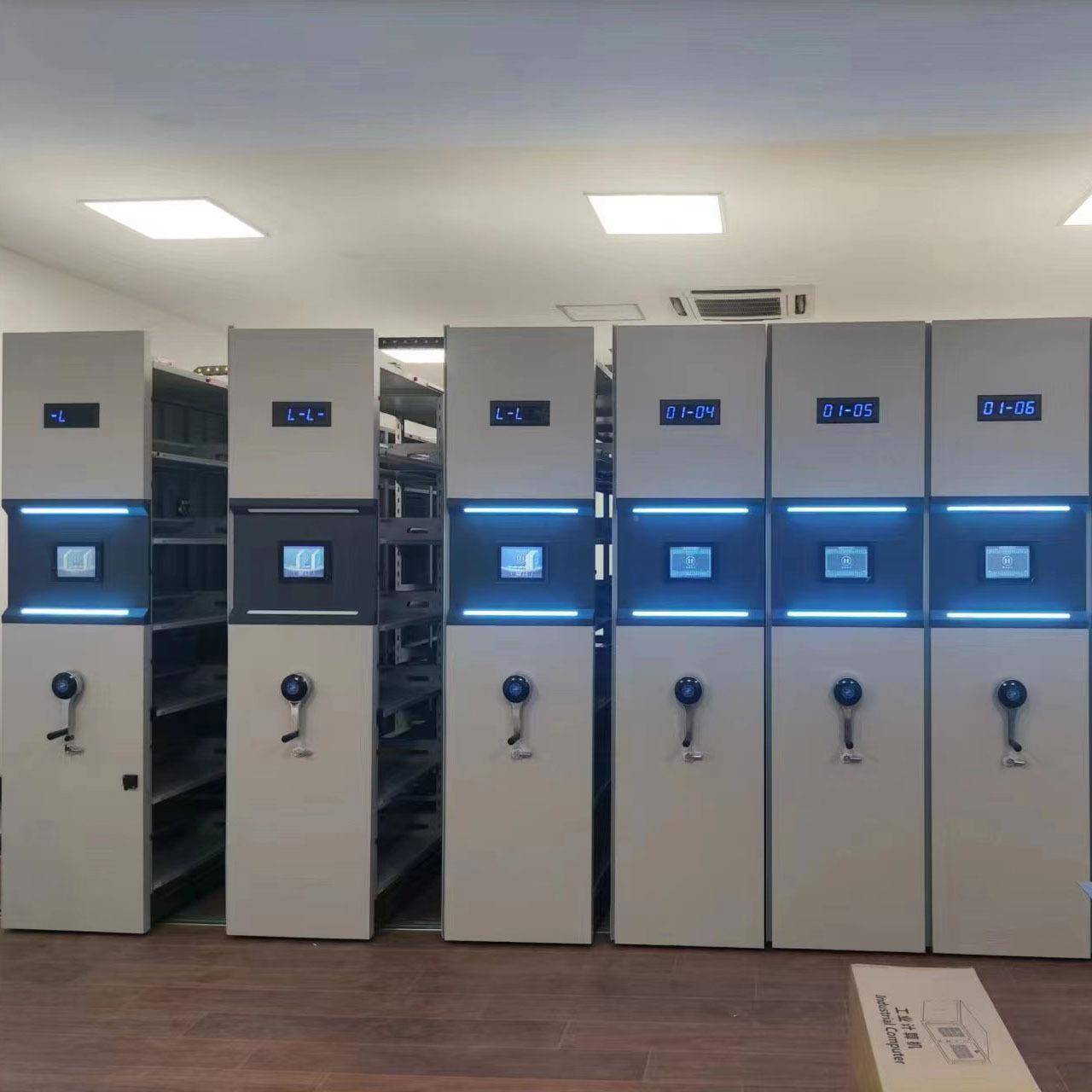 密集架柜档电案柜移-动档案密集档室密集资料架智能动轨案道文件