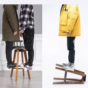 家用创意台碳EWU高脚吧台凳子实木化吧椅美式旋酒吧转椅前台高脚