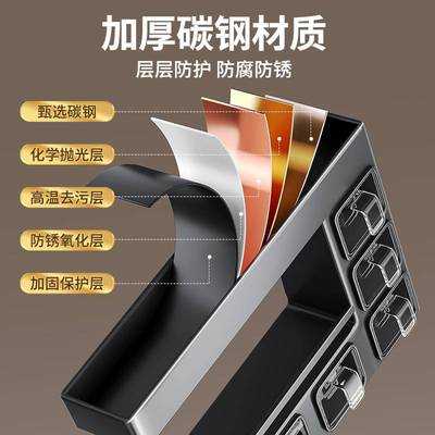 简约 调味瓶罐置物架调料盒家用厨房调味罐收纳盒密封防潮壁挂无