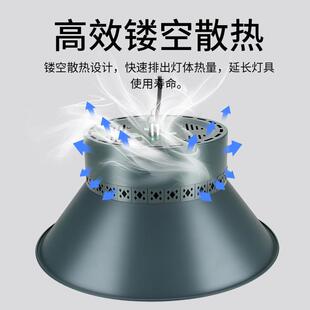 LD工矿明灯内厂房车LFT间仓库节能照灯1E00W球场室工厂天棚吊灯商