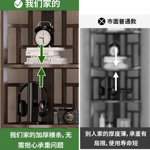 架新柜中式转角柜转角置物拐角落收纳柜墙墙角边三角转547角架博