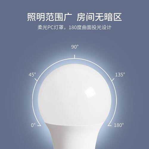 开明尔照ed节能灯泡超亮e27螺口球泡家螺开尔精品旋吊灯厂房用照