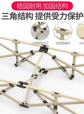 叠单人午户睡外办公可折便携简易JWH室家用陪护折叠午休床