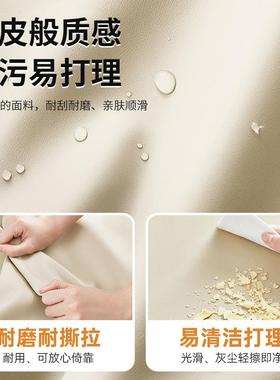 复古美式木8床1.米1.5m双人床实轻DB6610-主卧高端大气软包奢法式床黑色