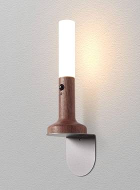 智能人体感应夜灯间LED充小式走廊橱柜壁灯750家用卫生强壁电感应