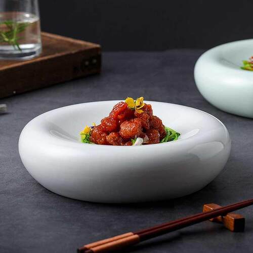 高典中式店意境具酒用品盘子酒楼餐餐饮陶瓷KJU盘冷菜盘凉菜盘神
