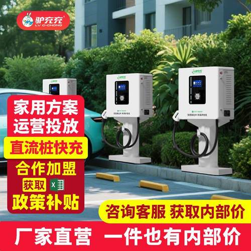 新能源电动汽车充电桩通用380V40KW直流快充家用商用充电站