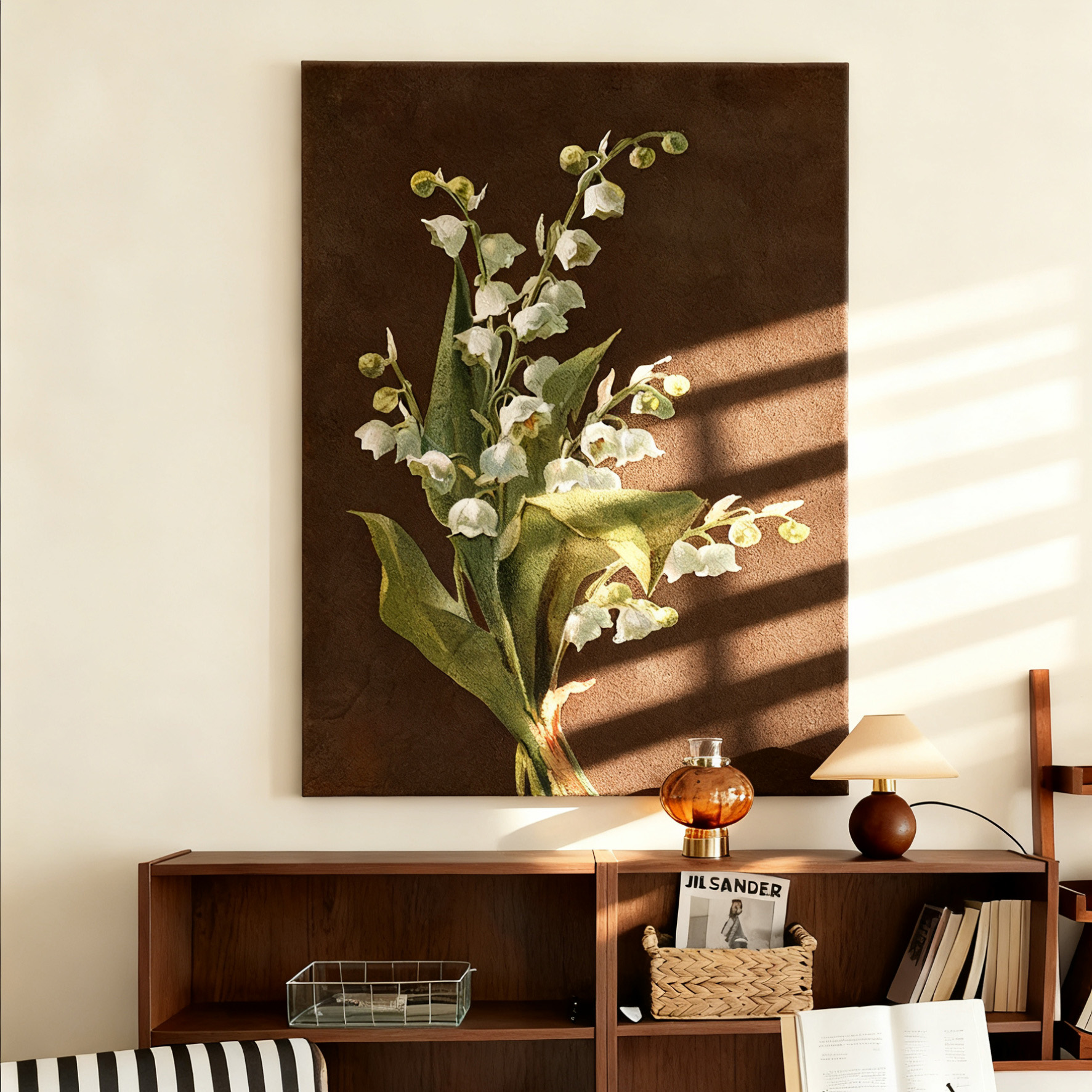 法式餐桌床头花卉装饰画客厅卧室挂画过道斗柜中古风玄关餐厅壁画