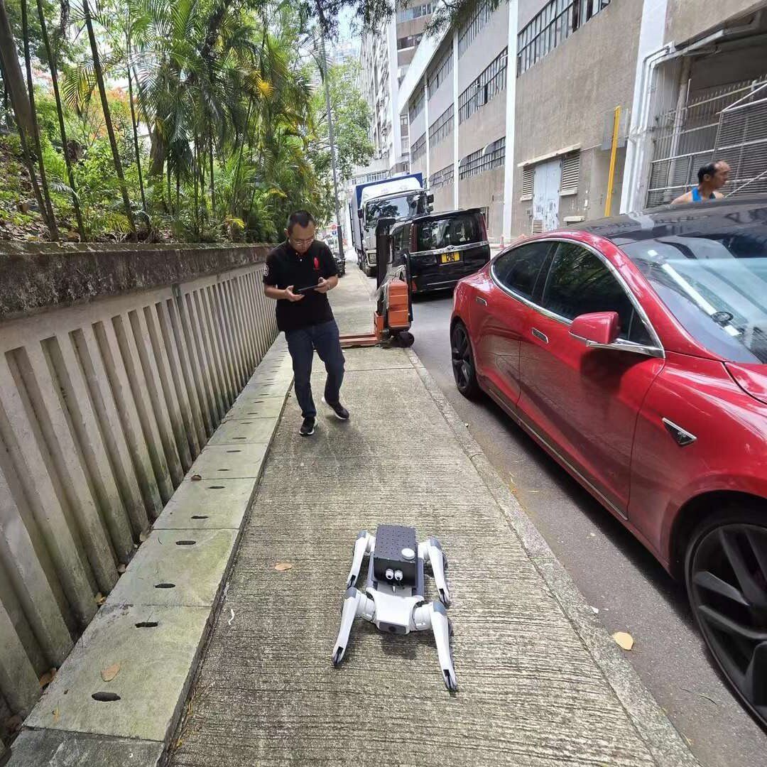 化工石油天然气危险气体巡检工作犬 工业厂区智能环境监测机器狗