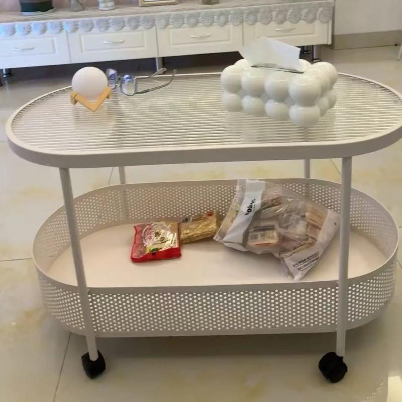 奶边几物轻奢简约沙发小户型移动客厅茶几小桌子1小推风车置油架