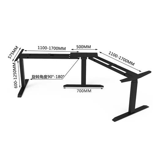 融朗Rnam90-1l旋80°可转电动ME-03-A3升降桌站立式办公电脑老o板