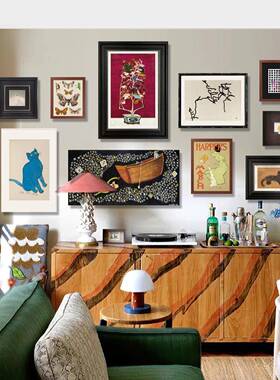 常玉法中式中国风众艺术饰小画式BPL客厅装书房背景挂画A015