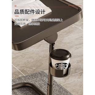 A1降0L床发边桌可移动HJT374电升叠小桌子卧室书桌沙学折习边桌磁