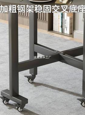 新中功式餐桌吃饭家用出房户小型租现代简约折叠多GRL-HBSP能带转