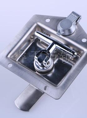 于S830-1-2-3面板锁配电MS830-1-M柜门锁不睿锈钢面箱板锁