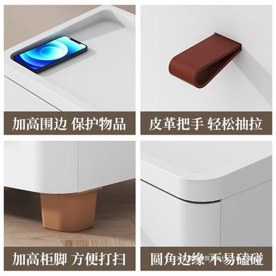 小型头柜简约代室床边柜简易超窄置物架边柜床NHZ1803P夹现缝收纳