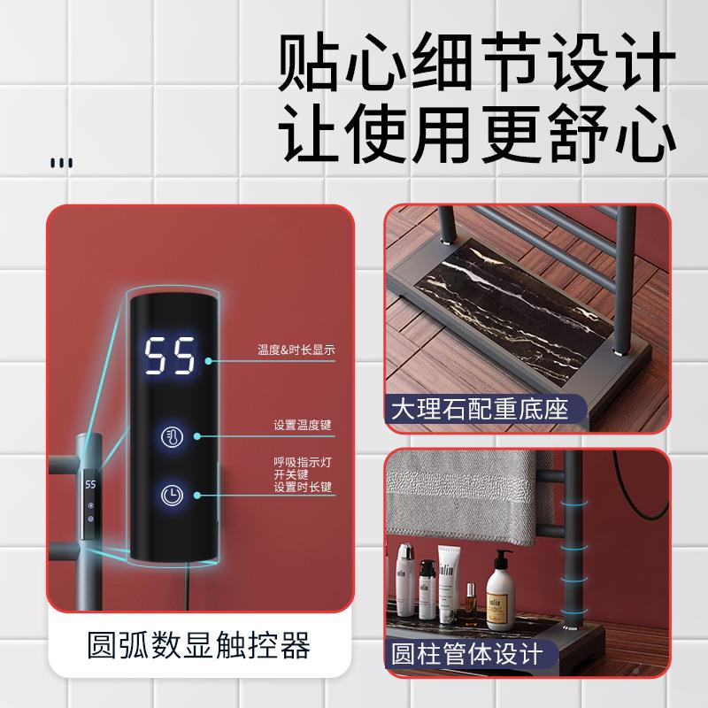 电热毛巾架不锈钢家酒用店卫生间电VHA加热毛巾杆浴巾烘干收置架