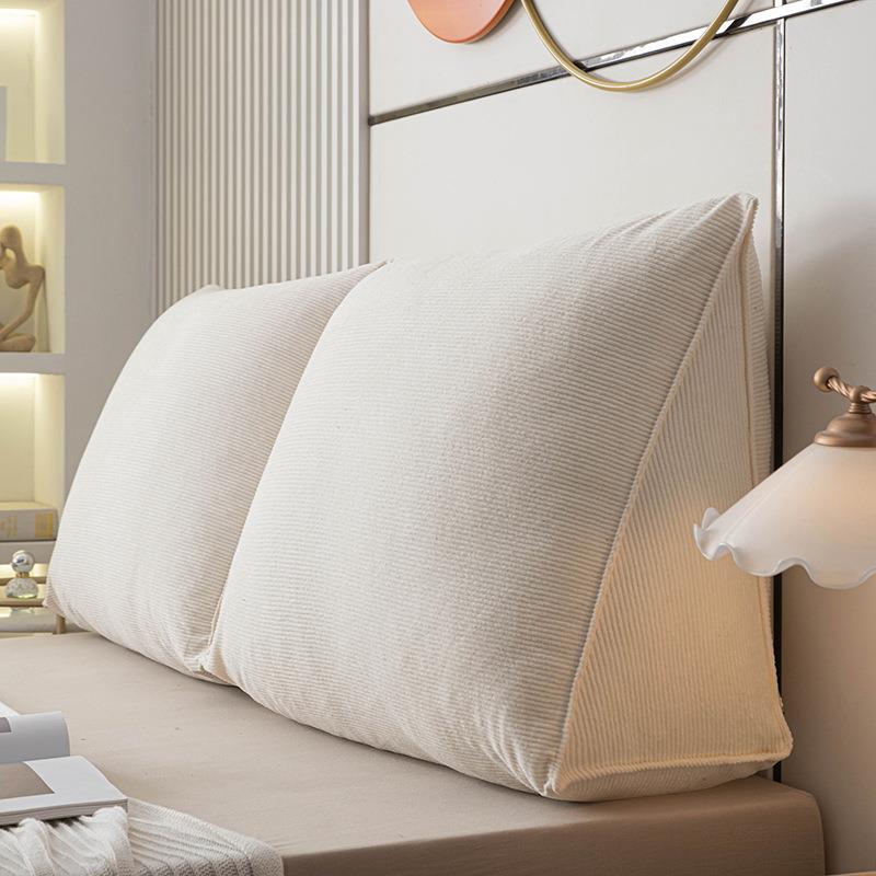 三床头靠垫护腰K6靠背枕双人组合上软包床角靠枕沙发靠腰枕可拆洗