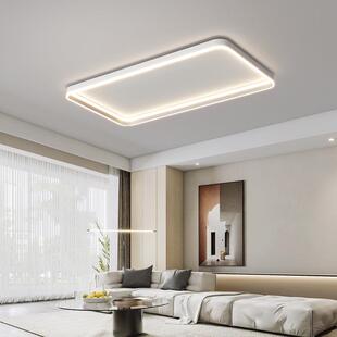20谱l24年新款 现代简约e护d大厅主灯全光眼长方形智能客厅吸693顶