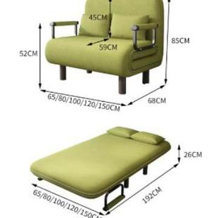 多功能折沙发床拆小HDM户型单人2025办网叠红双人简易公室可洗两用床