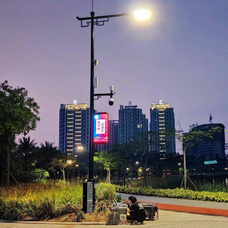 多功智慧路政灯EZO杆价格6能米7m学校场智慧路灯市道路智广慧路灯