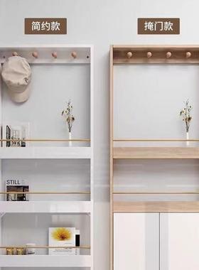 实落木门后卧置物架家用室地书柜极EZU窄儿绘本架书架收纳超童薄