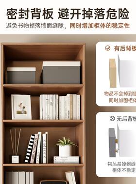 落地格柜家用收纳书BCV柜整面墙墙组合柜物客厅储靠物柜多层置架