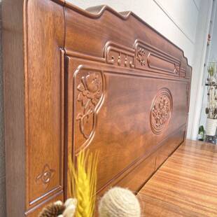 花梨木米实木床18菠萝格木中式明清古IDA典榫卯雕工主艺花双人卧