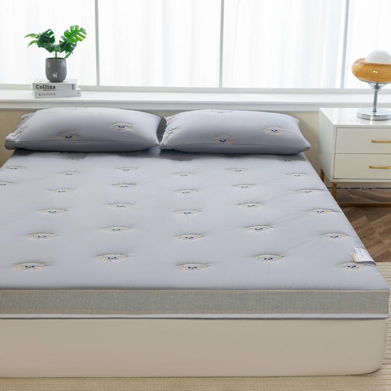 人新款A类709针织棉乳胶记可忆绵床垫家用折叠加厚学生宿舍单褥海