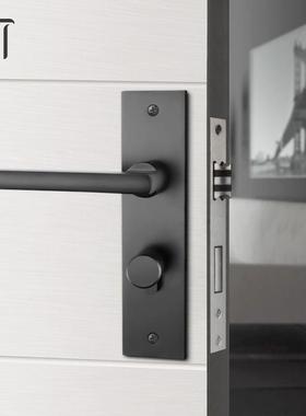 空门锁室内欧铝53503式静音锁具简约内木门套室装卧室太门把手