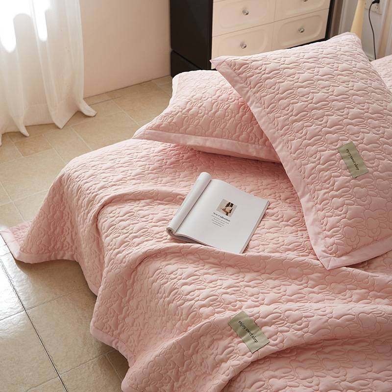 新品全棉长绒棉夹棉枕头套 单人纯棉纯色枕套 一对成人加厚整套