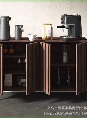 新中MYJ式餐柜家实用木柜子玄关柜边柜断储物柜斗柜边客厅隔柜置