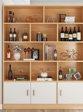 酒柜展示柜物客厅靠墙一体置背ELD架2025新款书柜柜景商用货柜储