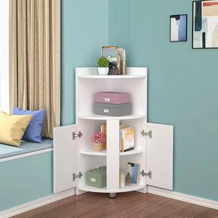 小转角柜墙角三角置物架783拐角边柜沙卧发室客厅你尺寸角迷落收