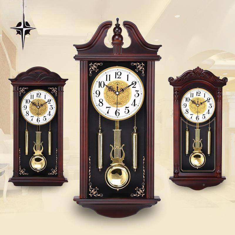 别实致L-101870中式摆挂钟客厅仿木石英钟式创意复古欧静音钟摇摆,家居饰品,挂钟,淘宝优惠券,粉丝福利购,淘宝优惠卷