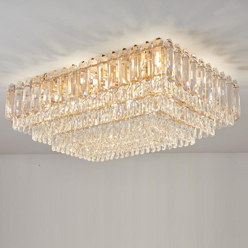 后现轻奢水代晶XY237吸顶客厅灯简约现代大气卧室餐厅2025年灯新