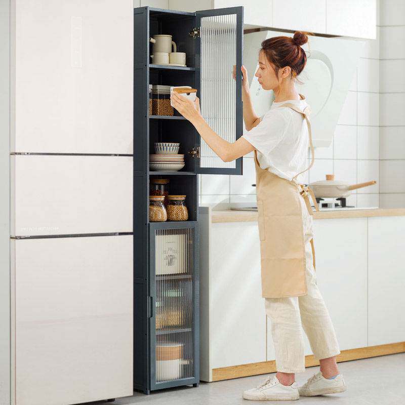 餐边柜子简易厨房橱柜家用组合多功能碗柜收纳餐具柜靠墙储物柜子