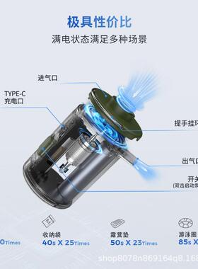 NP1C气便20657携电打气泵小型动锂电气垫高压续高航无线抽充泵便
