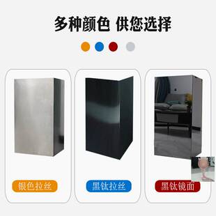 家用厨房不锈钢抽吸油烟机排烟管道遮丑装饰罩排气管遮挡围板