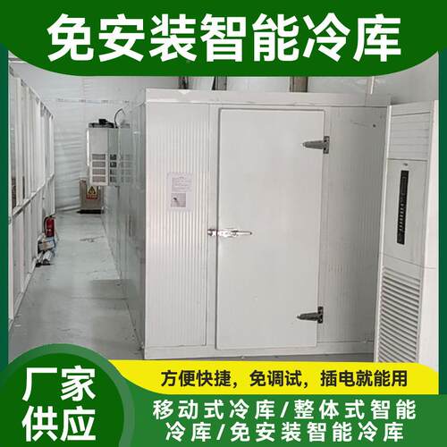 整式体智能冷库菜596水果免肉类水产冷冻冷藏速冻库安装智能蔬冷