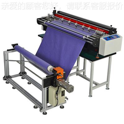 智能电脑裁切气膜纺布泡KVZ裁剪机全自动气机涨轴放料机切布无机