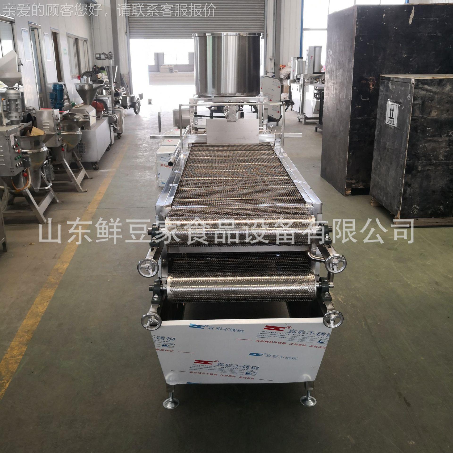 供应东北干豆品腐机 自豆制设备厂家用大型全NRN动数千张豆控腐皮